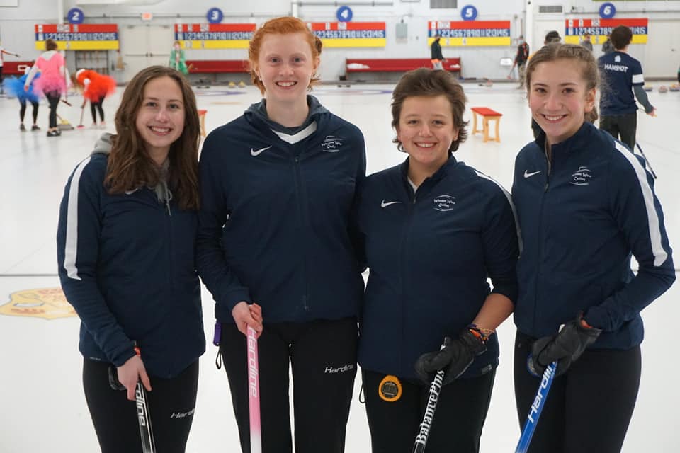 Photo of Girls Tietge HS Curling Champions