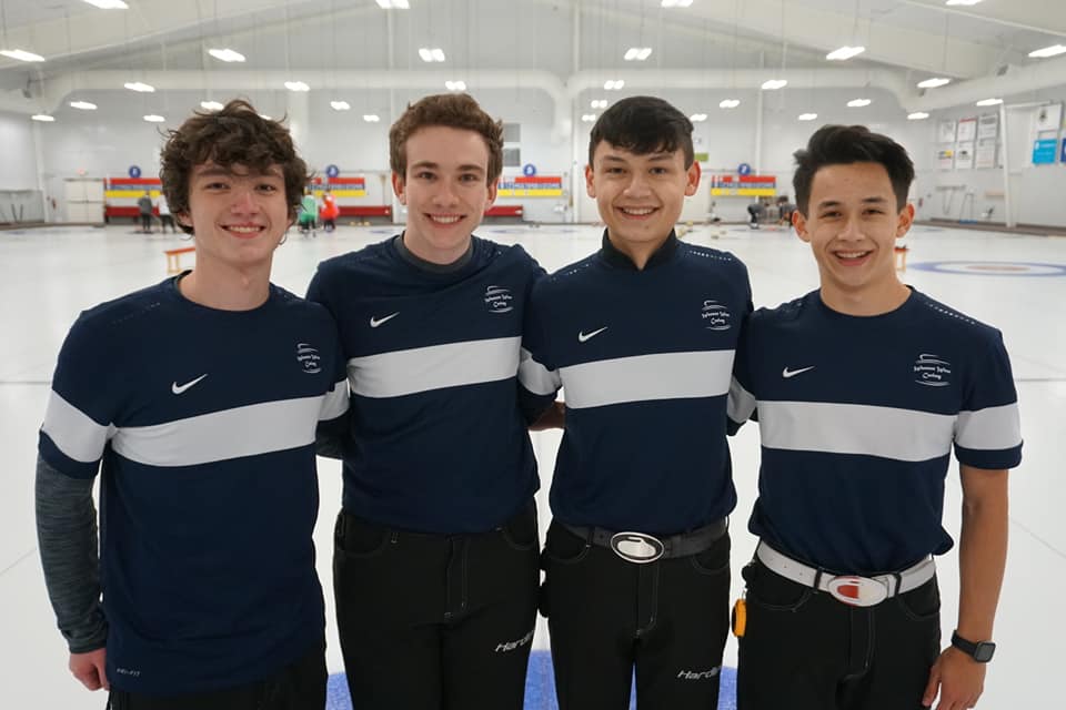 Photo of Boys Tietge HS Curling Champions